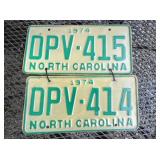 CONSECUTIVE NUMBER TAGS