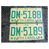 CONSECUTIVE NUMBER TAGS