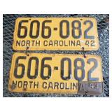 SET NC 1943 TAGS