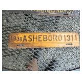1938 ASHEBORO CITY TAG