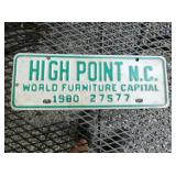 1980 HIGH POINT WORLD FURN. CAPITAL TAG
