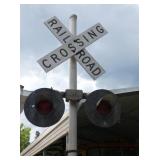 VIEW 3 CLOSEUP RR CROSSING W/ LIGHTS