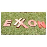 VIEW 3 83X27 EXXON LETTER SIGN