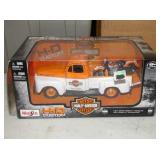 H-D CUSTOMS HARLEY DAVIDSON TRUCK W/ BOX