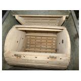 VIEW 3 INSIDE W/ WOODEN BASKET