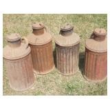 VARIOUS EARLY STATION CANS