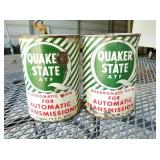 QUAKER STATE OIL CANS