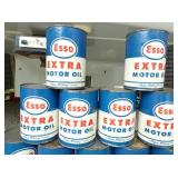 ESSO EXTRA MOTOR OIL CANS