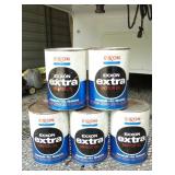 EXXON EXTRA MOTOR OIL CANS