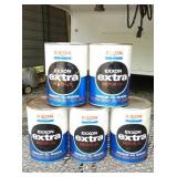 EXXON EXTRA MOTOR OIL CANS