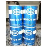 ESSO MOTOR OIL CANS
