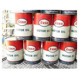 ESSO MOTOR OIL CANS
