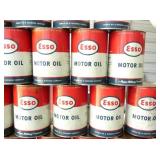 ESSO MOTOR OIL CANS