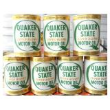 QUAKER STATE OIL CANS