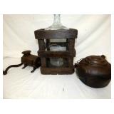 SRPINGWATER JUG, GRINDER, CAST