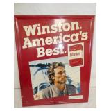 WINSTON SIGN SELF FRAMED