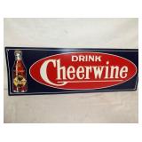 EMB. CHEERWINE DRINK SIGN