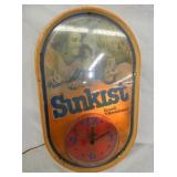 SUNKIST LIGHTUP CLOCK
