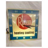 RHEEM HEATING/COOLING CLOCK