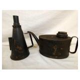 WHALE OIL LAMP, STATION CAN