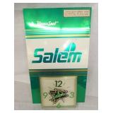 SALEM ADV. CLOCK 11X18