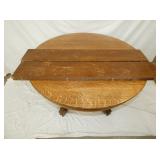 VIEW 4 OAK TABLE W/ LEAVE