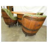 VIEW 3 WHISKEY BARREL CHAIRS