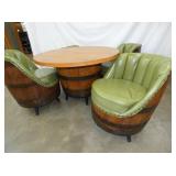 VIEW 4 SET 4 WHISKEY CHAIRS