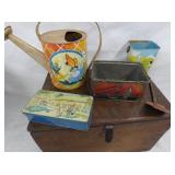 VIEW 2 CLOSEUP EARLY TIN TOYS, OTHERS