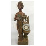 26IN GERMAN FIGURAL PARLOR CLOCK