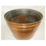 VIEW 2 CLOSEUP TOP VIEW COPPER BUCKET
