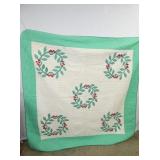 HANDMADE WREATH QUILT