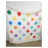 HANDMADE STAR PATTERN QUILT