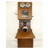 UNUSUAL WALL PHONE W/ OPEN ESCAPES