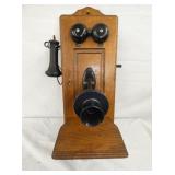 OAK WALL TELEPHONE