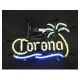 CORONA NEON W/ PALM TREE 4 COLOR