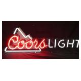 COORS LIGHT 2 COLOR NEON