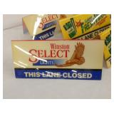 VIEW 2 CLOSEUP WINSTON COUNTER SIGN