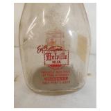VIEW 3 SIDE 2 PINT MELVILLE DAIRY BOTTLE