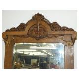 VIEW 4 W/ LION HEADS, CARVINGS