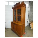 VIEW 4 OAK 2PC. STEPBACK CUPBOARD