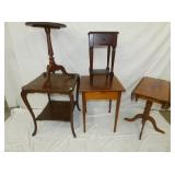 PRIM. TABLES, DRUM TOP, DROPLEAF