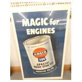 27X44 OLD STOCK AMOCO MAGIC ADV.