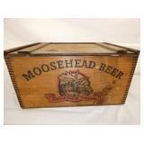 18X10 WOODEN MOOSEHEAD BOX