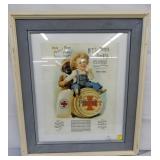 16X20 FRAMED N.T SWEZEYS 1901 PAPER AD