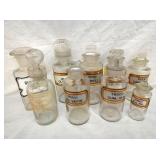 EARLY DRUG STORE BOTTLES
