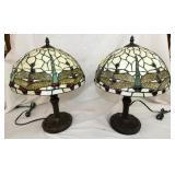 13IN DRAGON FLY PARLOR LAMPS