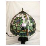 12IN STAINED GLASS PARLOR LAMP