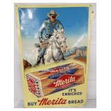 24X36 EMB. LONE RANGER MERITA BREAD SIGN