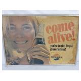 38X26 COME ALIVE PEPSI CARDBOARD